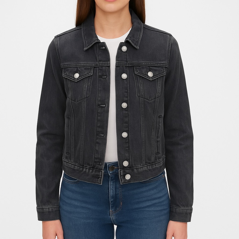 GAP Charcoal Denim Jacket